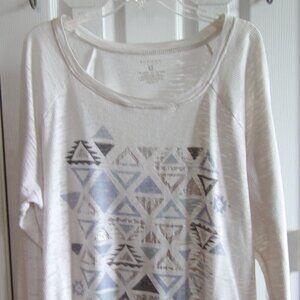 Sonoma Lifestyle Long Sleeve Aztec Print Size 2X